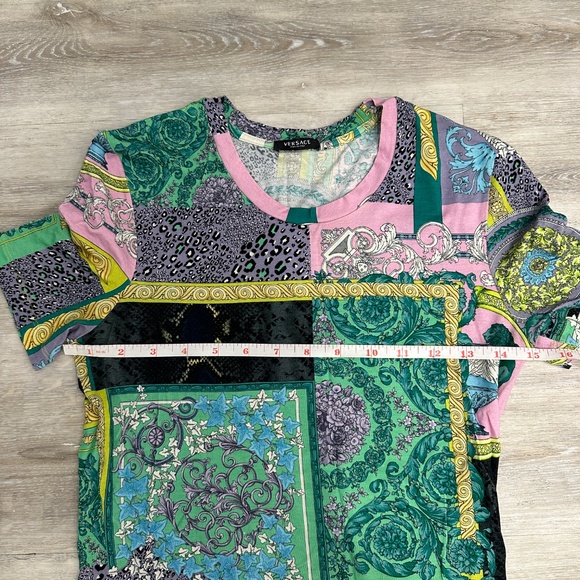 Versace Patterned T-shirt, Small - Picture 7 of 7